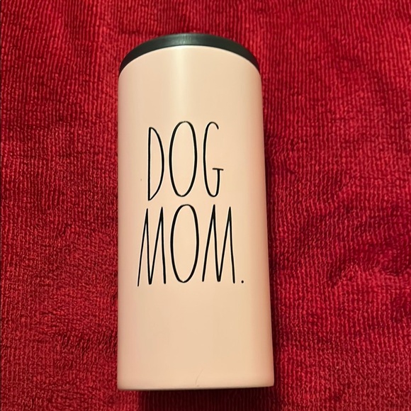 Rae Dunn Dog Mom Pink insulated can cooler - Picture 1 of 4